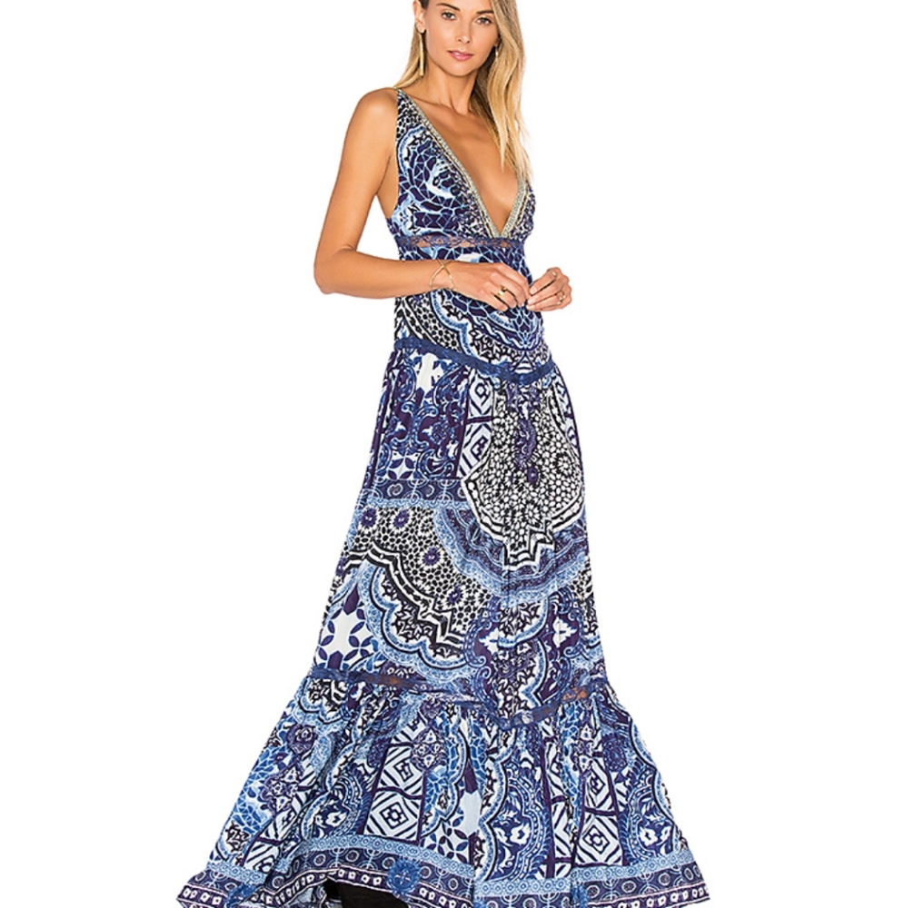 Camilla Under the Medina Moon Maxi Dress NWT